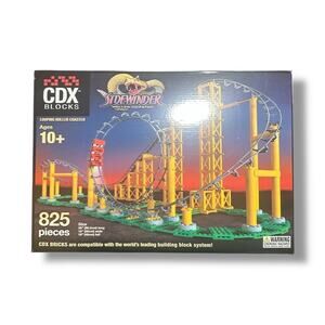 2017 Coaster Dynamix CDX Blocks Sidewinder Looping Roller Coaster